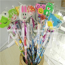 清新卡通铅笔橡皮头笔可爱滴动物造型铅笔