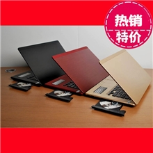 新款热销14寸笔记本电脑双核DVD光驱超极本笔记本电脑厂家批发