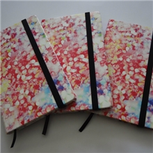 A4A5新款花色记事本松紧带笔记本便利书签本