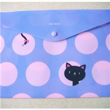 供应文件袋档案袋A4防水按扣塑料资料袋定制批发