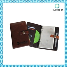 供应万用手册，疯马PU笔记本定做，搭扣记事本企业定制