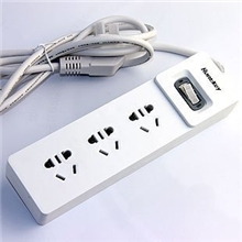 航嘉接线板新国标插座SSH301-20电源插座2米3位总天小5孔