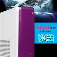 佑泽机箱厂家批发佑泽冰洁新款特靓迷你台式小机箱带电源套装