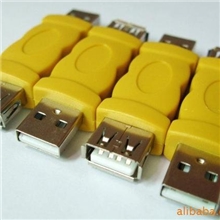 公对母USB2.0转接头USB2.0F/M转换头USB2.0延长头