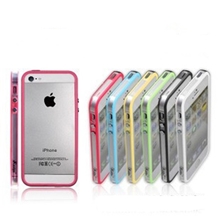 【伙拼】5代手机壳Bumper信号圈iphone5硅胶双色边框保护外壳
