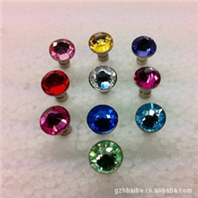 苹果ipad2iphone4钻戒钻石水晶手机耳机孔防尘塞3.5mm7001