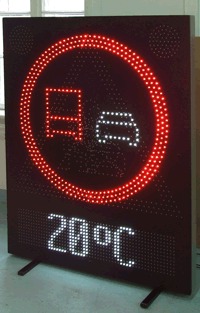 LED车载限速牌，LED道路交通标志提供OEM&ODM