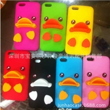 工厂直销大黄鸭小黄鸭duck立体鸭子绕线支架鸭子手机壳