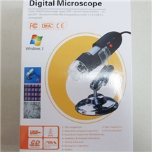 光学变焦便携式200倍USB电子显微镜8灯数码显微镜高清带测量