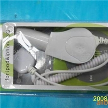 苹果吉它型车载3GS手机充电器卡牌装适合iphoe