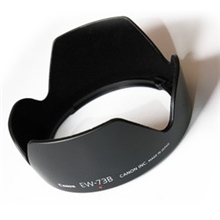 植绒卡口EW-73B佳能18-13517-85遮光罩7D60D600遮光罩