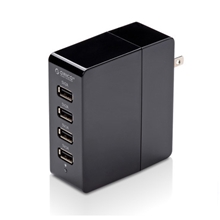 奥睿科DCA-4U充电器安卓苹果ipad平板电脑USB4口多功能充电器