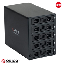 orico3559susj3全铝5盘位5bay硬盘盒usb3.0/esata热插拨硬盘箱