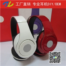 厂家批发studio录音师耳机头戴式耳机重低音pro插线耳机