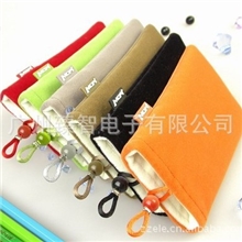 厂家直销2.5寸防震移动硬盘包移动硬盘保护套绒布包