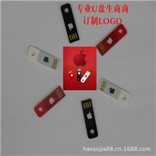 厂家直销黑胶体苹果u盘礼品创意U盘移动U盘迷你创意优盘