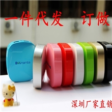 厂家直销黑曼巴移动电源批发双usb6000毫安手机充电宝一件代发