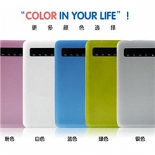 超薄触摸手机移动充电宝5000毫安移动电源免费定制logo厂家直销