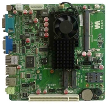 WTM-D28工控主板凌动525支持电子盘3G短信工控瘦客机主板