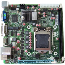 H61主板三显示VGA+DVI+HDMIPCIE16X支持MINI-SATA电子盘