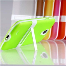 散装三星i9500手机保护壳TPU半透明支架保护壳软壳F2092
