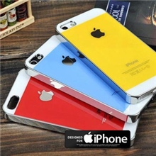 全网最低iPhone手机壳亚克力撞色镜面保护壳iPhone5防刮玻璃
