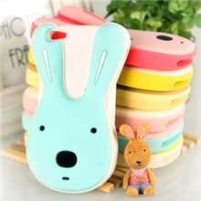 韩国时尚爆款砂糖兔手机壳苹果4s手机硅胶保护套硅胶卡通手机壳