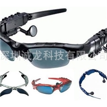 工厂批发MP3太阳眼镜眼镜MP3mp3太阳眼镜2gb运动太阳型墨镜p3