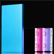 新款1万毫安苹果三星htc通用双USB超薄金属防爆移动充电宝电源