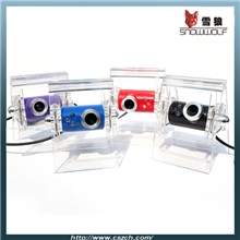 厂家供应M16水晶夹子大画面价格超便宜外贸OEM礼品电脑摄像头