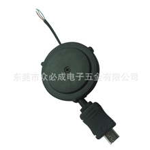 供应伸缩usb连接线，MIC5P单拉伸缩USB连接线