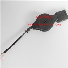 数字键盘伸缩线拉出长度0.8米双拉半成品