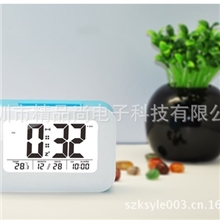 2013新款LED夜光聪明钟温度闹钟电子钟桌面钟厂家新品预购从速