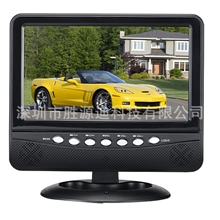 供应9寸汽车显示器高清液晶数字屏USB读卡小电视