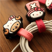厂家直销海贼王绕线器集线器理线器卡通绕线器耳机绕线器