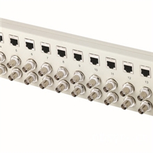 24口阻抗转换器75&Omega;-120&Omega;连接器单元16路E1机架式19英寸安装