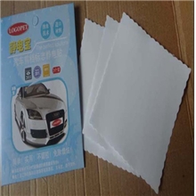 前挡标志汽车静电贴年检贴3片装汽车用品批发