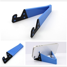 手机支架平板电脑支架折叠V型三星小米Iphone5G5C彩色支架