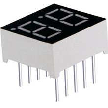 0.36英寸，双八共阳红光数码管