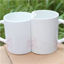 热转印马克杯情侣白杯可印图DIYLogo个性定制批发厂家直销