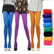 【伙拼】路润正品120D慕斯糖果色秋冬天鹅绒连裤袜打底裤8002