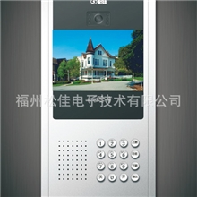 松佳T型高清TF数字屏传媒主机楼宇对讲主机彩色可视对讲主机
