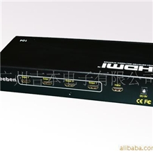 供应Geeben吉本高清影音4口HDMI分配器