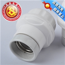 厂家供应双菱广腾GT-679E27陶瓷螺口灯头半塑灯头