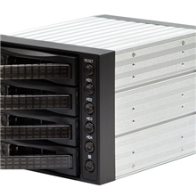 3.5寸4盘位背板式硬盘抽取盒