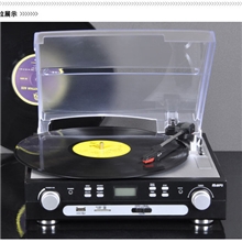 【华携】黑胶留声机/USBSD播放/AM/FM收音及USB刻录