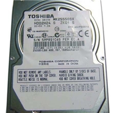 库存原装东芝（TOSHIBA）串口2.5寸250G超薄5400转笔记本硬盘