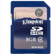 8g内存卡金士顿kingston8GSD存储卡SD卡相机内存卡