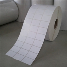 铜版纸不干胶标签30*2013600张/卷温州条码纸生产工厂