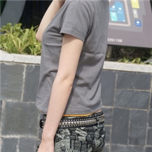 深灰色圆领短袖T恤,空白T恤,情侣T恤批发,打底衫,可印花,绣花